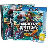 Forgotten Waters Board Game - Embark on a Hilarious Pirate Adventure in a World of High Seas Hijinks! Cooperative Strategy Game, Ages 14+, 3-7 Players, 2-4 Hour Playtime, Made by Plaid Hat Games