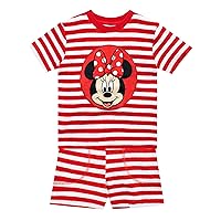 Disney Minnie Mouse Towelling T-Shirt and Shorts Set Girls Towel Outfit for Beach Pool Swim