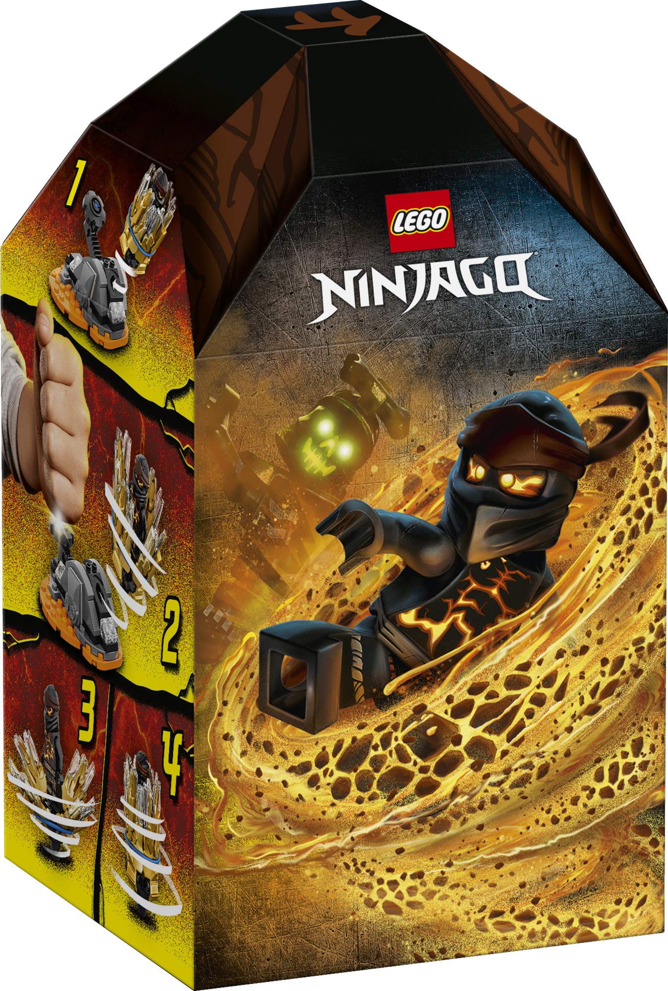 LEGO NINJAGO Spinjitzu Burst - Cole 70685 NINJAGO Accessory Set Building Kit Featuring Ninja Minifigure (48 Pieces)