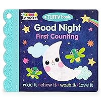 Tuffy Good Night - A Lamaze Book: Washable, Chewable, Unrippable Pages With Hole For Stroller Or Toy Ring, Teether Tough (A Tuffy Book) (Lamaze: Baby's Unrippable Picture Book With Attached Teether)
