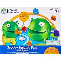 Froggy Feeding Fun Activity Set, Fine Motor Toy, 65 Pieces, Ages 3+