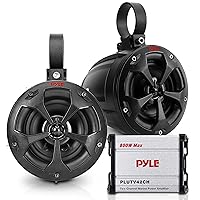 Pyle 800W Marine Speakers with Amplifier - 4
