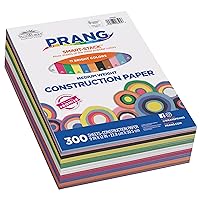 Prang (Formerly SunWorks) Smart-Stack Construction Paper, 11 Assorted Colors, 9