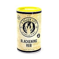 Blackening Seasoning | Authentic Certified Cajun Blackening Rub, Non-GMO, No MSG, 8 oz
