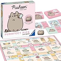 Ravensburger Pusheen Purrfect Pick: A Family Game for Cat Lovers and Pusheen Fans Ages 8 and Up , Pink