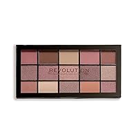 Revolution, Reloaded Eyeshadow Palette, Includes 15 Highly Pigmented Shades, Matte & Shimmer Finishes, Long Wearing, Provocative, 15 X 0.03 Oz.