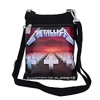 Officially Licensed Metallica Master of Puppets Shoulder Bag, 23cm, Black