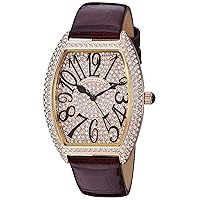 Women's CV4822 Elegant Analog Display Quartz Red Watch