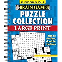 Brain Games - 2 Books in 1 - Puzzle Collection (Large Print) Brain Games - 2 Books in 1 - Puzzle Collection (Large Print) Spiral-bound