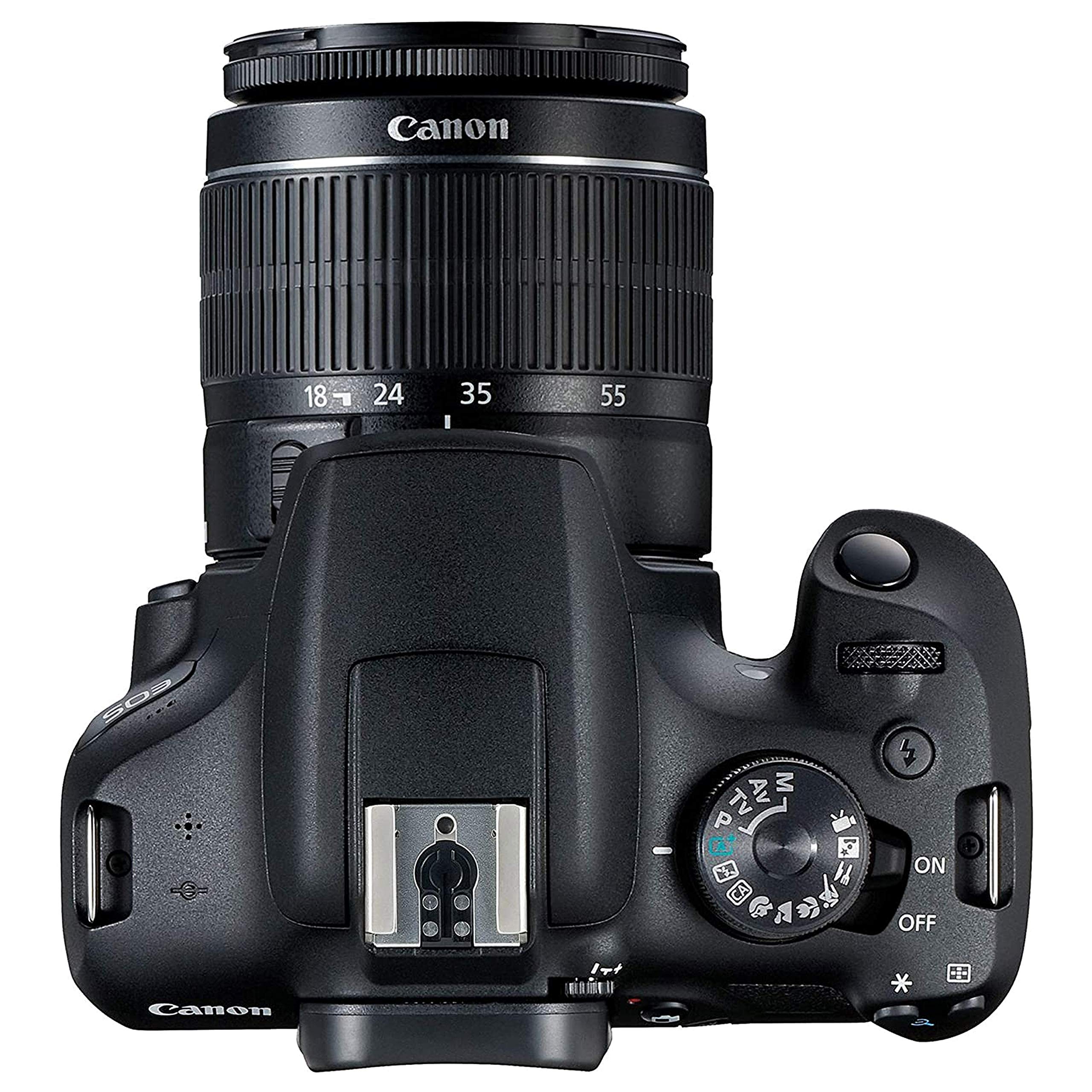 Canon EOS 2000D (Rebel T7) DSLR Camera Bundle with 18-55mm Lens | Built-in Wi-Fi|24.1 MP CMOS Sensor | |DIGIC 4+ Image Processor and Full HD Videos + 64GB Memory(17pcs)