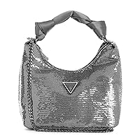 GUESS Women's Velina Hobo Evening, Sequin, One Size