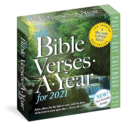 365 Bible Verses-A-Year Page-A-Day Calendar 2021
