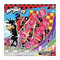 Miraculous Ladybug - 2 in 1 Game - Enjoy Hours of Fun with These 2 Board Games: Ups & Downs and Checkers! Great Birthday & Preschool Aged Gift for Boys and Girls!