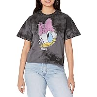 Disney Characters Daisy Big Face Women's Fast Fashion Short Sleeve Tee Shirt