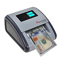 Cassida InstaCheck Small Footprint, Easy to Read Automatic Counterfeit Detector with Infrared, Magnetic and Ultraviolet Sensors, Compact and Lightweight Grey 11-3/4