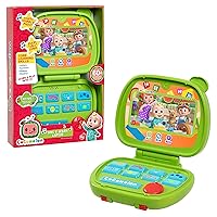 Sing and Learn Laptop Toy for Kids, Lights, Sounds, and Music Encourages Letter, Number, Shape, and Animal Recognition, Officially Licensed Kids Toys for Ages 18 Month by Just Play