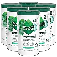 Seventh Generation Multi-Surface Wipes, Garden Mint scent, 70 ct, Pack of 6