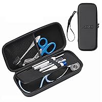 ADC Medic Case/Medical Every-Day Instrument Carry/Fits Adscope Cardiology Stethoscopes and Comparable Models with Room for Instruments and Accessories, Large, Black
