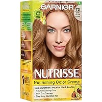 Nutrisse Nourishing Hair Color Creme, 73 Dark Golden Blonde (Honey Dip) (Packaging May Vary)
