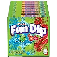 Wonka Fun Dip, Assorted Flavor Party Pack, 0.43 Ounce Packets (48 Count)
