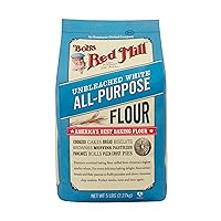 Unbleached White All Purpose Baking Flour, 5 Pound (Pack of 4)