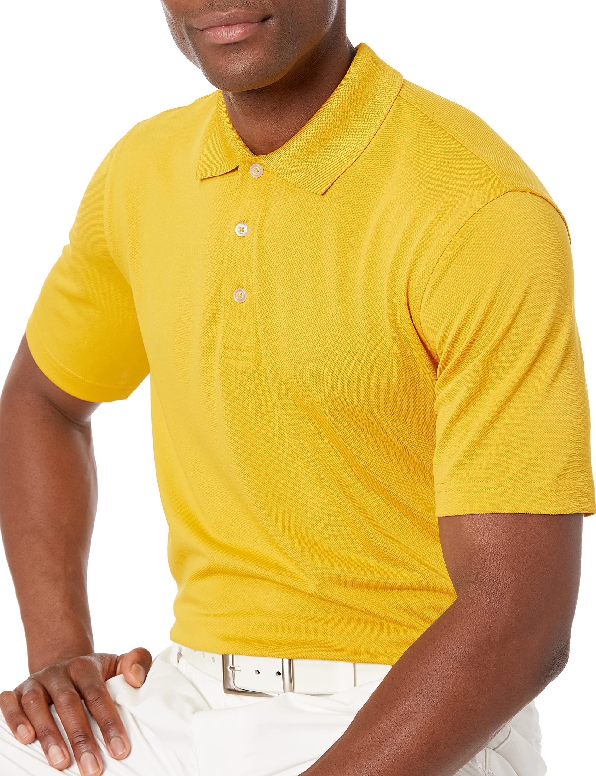 Amazon Essentials Men's Regular-Fit Quick-Dry Golf Polo Shirt (Available in Big & Tall)