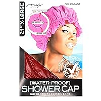 XL X-Large Shower Cap, Could Also Be Used in Deep Hair Conditioning, Hair Protection, Full Size 21
