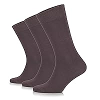 Women’s Crew Dress Bamboo Socks 3 Pack Business Casual for Shoe Size 6-9 & 9-12