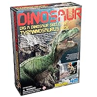 4M KidzLabs Dig A Dino Tyrannosaurus Rex, Paleontology Skeleton Fossil Dinosaur Discovery - STEM Toys Educational Gift for Kids & Teens, Girls & Boys