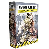 Zombicide 2nd Edition Zombie Soldiers Zombie Set - Shooter Walkers Expansion! Cooperative Strategy Game, Ages 14+, 1-6 Players, 1 Hour Playtime, Made by CMON