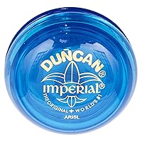 Duncan Toys Imperial Yo-Yo, Beginner Yo-Yo with String, Steel Axle and Plastic Body, Blue