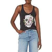 Fifth Sun Flower Bone Women's Fast Fashion Racerback Tank Top