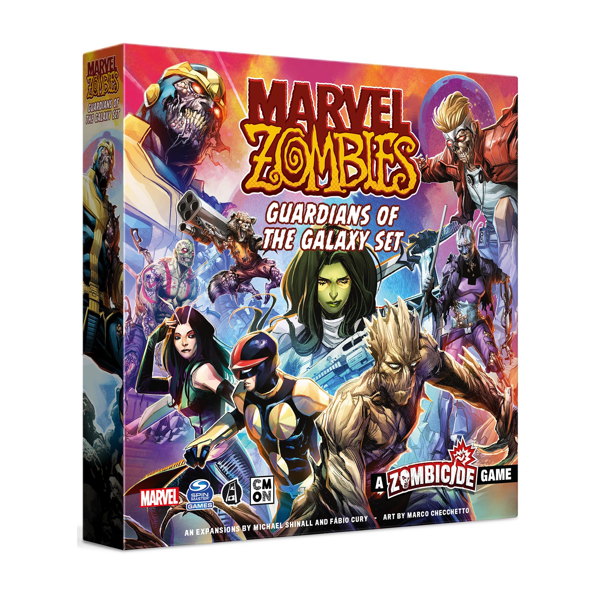Marvel Zombies Guardians of The Galaxy Expansion - Strategy Board Game, Cooperative Game for Kids and Adults, Zombie Board Game, Ages 14+, 1-6 Players, 90 Minute Playtime, Made by CMON