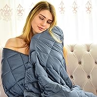 Bamboo Weighted Blanket Adult | Cooling Touch | 17 lbs | 60