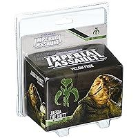 Star Wars Imperial Assault Board Game Jabba the Hutt VILLAIN PACK - Epic Sci-Fi Miniatures Strategy Game for Kids and Adults, Ages 14+, 1-5 Players, 1-2 Hour Playtime, Made by Fantasy Flight Games