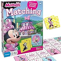 Disney Junior Minnie Matching Game by Wonder Forge | For Boys & Girls Age 3 to 5 | A Fun & Fast Memory Game for Kids | Minnie, Daisy, Mickey, Donald, and more