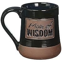 Abbey Press Man of Wisdom Pottery Mug, multicolor, 20 oz (56807T)