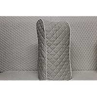 Ninja blender cover - Quilted Double Faced Cotton, Ash Gray
