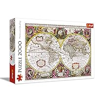 Trefl 2000 Piece Jigsaw Puzzles, New Land Puzzle, Earth Puzzle, Historical Puzzle, Old World Puzzle, Adult Puzzles, 27095