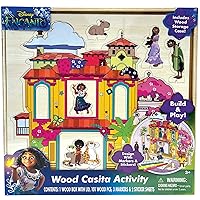 Tara Toys Disney's Encanto Wood Casita Activity Set: A Magical for Creative Adventures, Craft & Play - for Kids 3+ to Celebrate The Magic of Encanto and Dive into Architectural Excitement