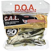 DOA Doa Cal Shad Tail 50 Pack 2 Inch