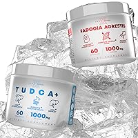 TUDCA+ Fadogia Agrestis Salt Supplement for Liver Support, Potent Extract to Increase Energy, Performance & Muscle Mass (60 Capsules)