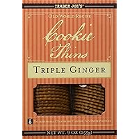 Trader Joe's Cookie Thins Triple Ginger 9 oz