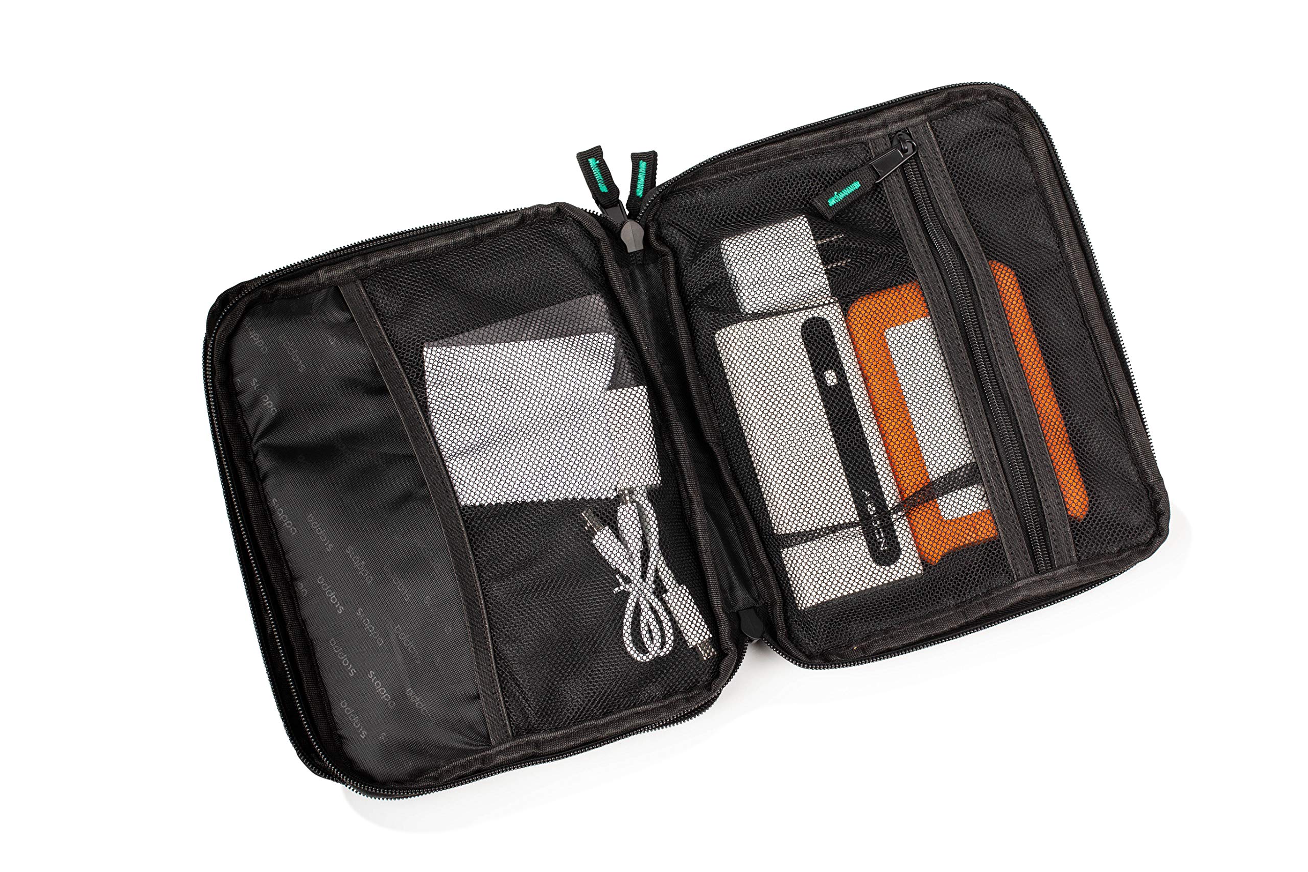 Slappa Travel Organizer for Electronic Devices, Charging Cables & Accessories; Size - Small (SL-TRAVELORGANIZER-SM)