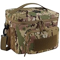 HighSpeedDaddy Large Tactical Lunch Box for Men - Insulated and Water-Resistant Lunch Bag for Work, Picnics & More - Durable & Easy to Clean - Fits 3-4 Adult Meal Containers - 11” x 9” x 8” (15 L)