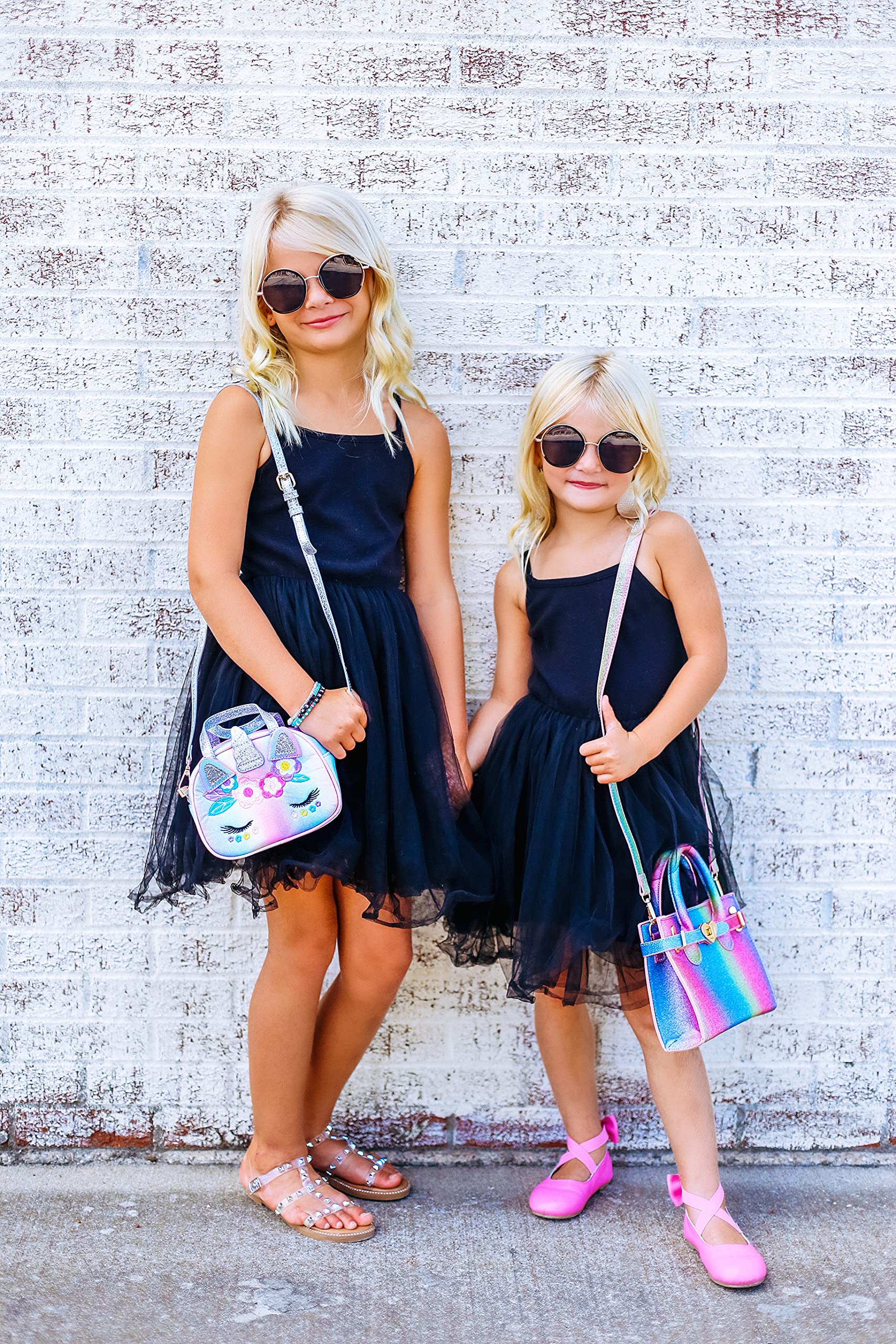 mibasies Toddler Purse for Little Girls Handbags Kids Age 3-8