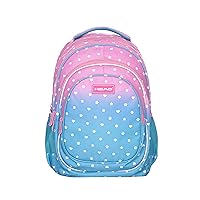 HEAD AB420 Backpack Silver Effect & OMBRE Pastel Love, Blue pink, standard size, Casual, Blue Pink, One Size, Casual