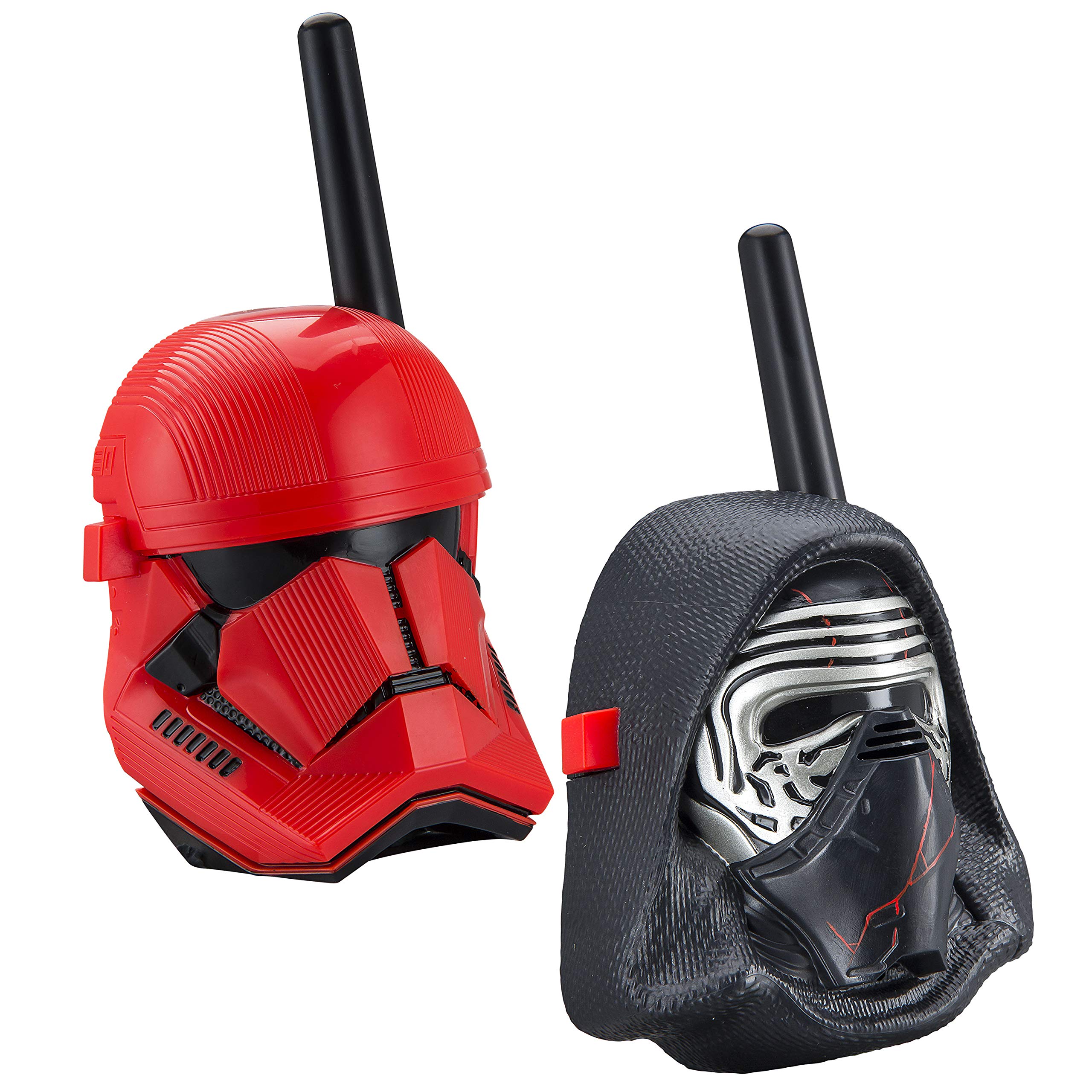 eKids Star Wars Kylo Ren & First Order Trooper Walkie Talkies for Kids Static Free Extended Range Kid Friendly Easy to Use 2 Way Radio for Indoor or Outdoor Games