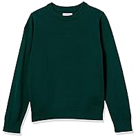 Amazon Essentials Boys and Toddlers' Uniform Cotton Crewneck Sweater