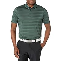 adidas Men's Heathered Primegreen Aeroready Golf Polo Shirt